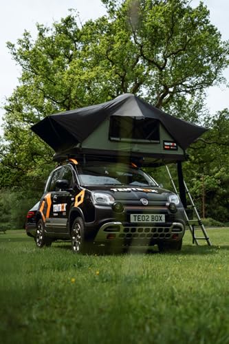 Lite - Car Roof Top Tent - TentBox Car Roof Tent - Four Season Car Camping - Tent Box Roof Tent FITS MOST CARS - Premium fold out design, 30 Seconds Set-Up