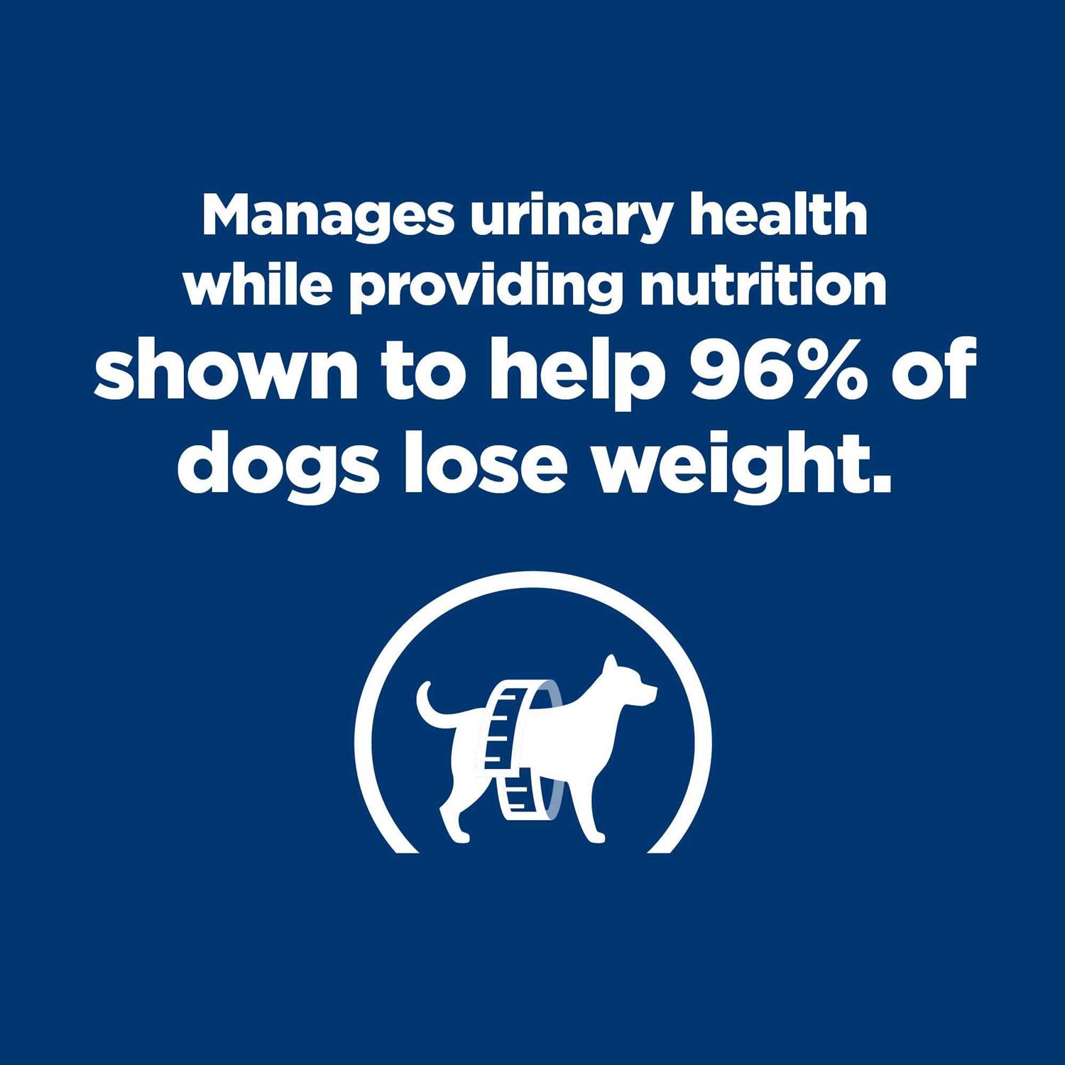 Hill's Prescription Diet c/d Multicare Urinary + Metabolic Weight Chicken Flavor Dry Dog Food - Pet Supplies online store
