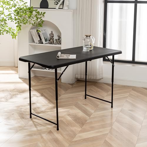 BTEXPERT Half Folding Utility Table 6 Feet 72