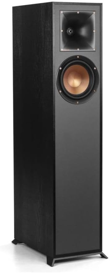 Klipsch Reference 5.0 Home Theater System with 2X R-610F Floorstanding Speaker, R-52C Center Channel Speaker, 2X R-41M Bookshelf Speaker and RX-V385 5.1-Channel Receiver, Black