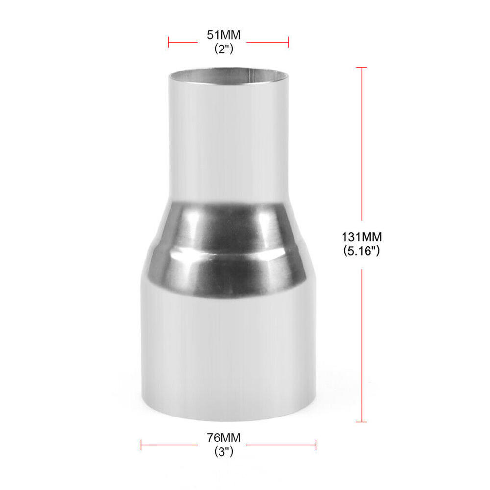 Universal Exhaust Pipe Connector Stainless Steel Exhaust Reducer Connector Pipe