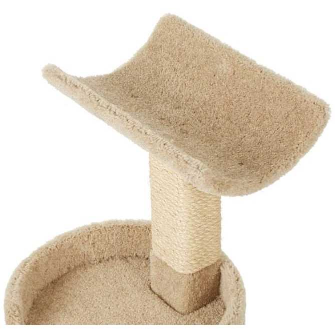 Frisco 32-in Real Carpet Wooden Cat Tree - Pet Supplies online store