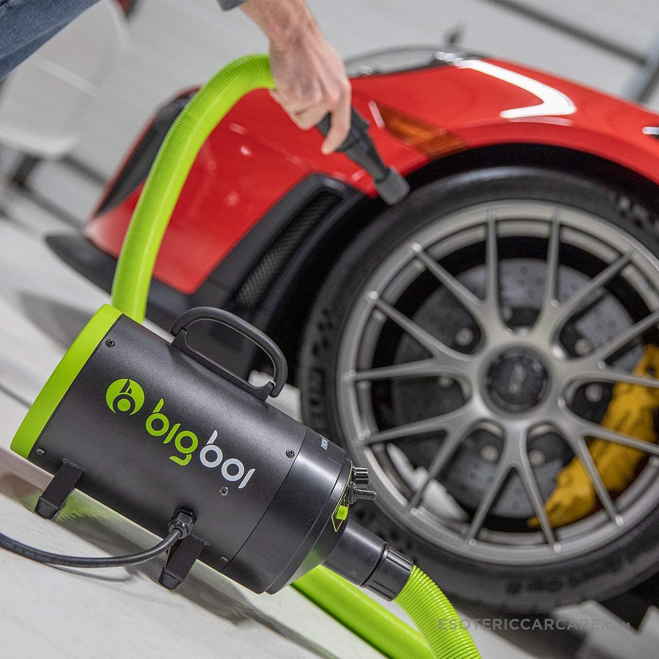 ESOTERIC Bigboi Blower Mini Car/Boat/Motorcycle Air Dryer. Compact Automotive Drying Machine with Hose