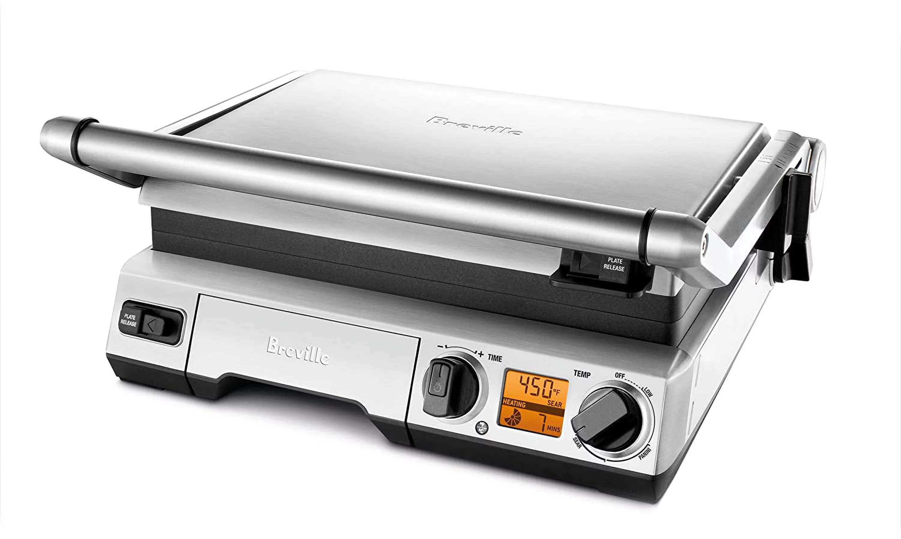 Breville BGR820XL Smart Grill, Electric Countertop Grill, Brushed Stainless Steel., 14