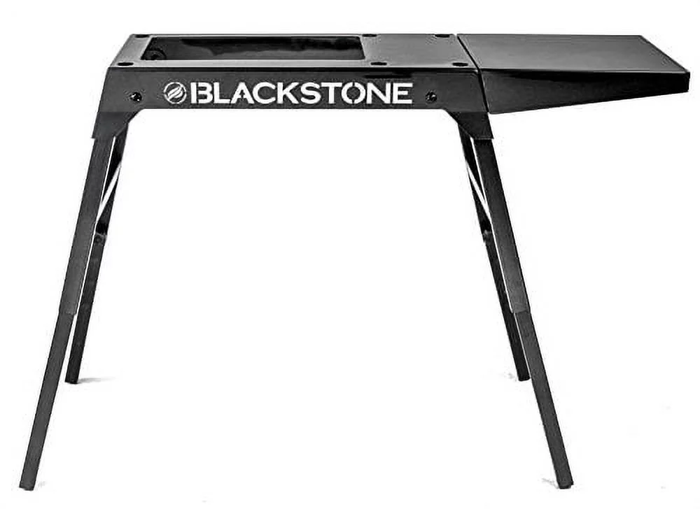 Blackstone Universal Griddle Stand with Adjustable Leg and Side Shelf - Made to fit 17