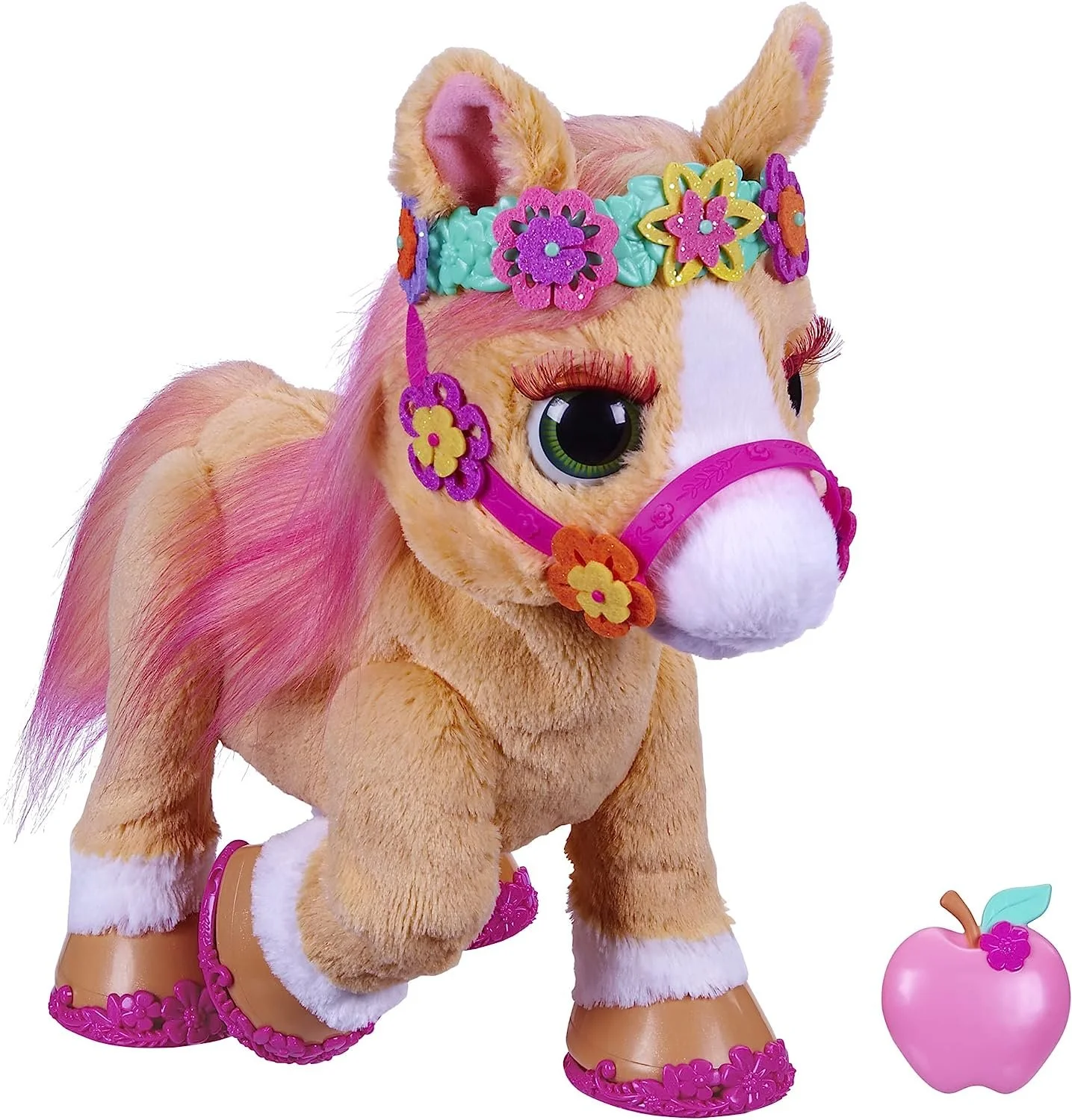 furReal Cinnamon, My Stylin’ Pony Toy, Interactive Pets Toys for 4 Years Old & Up