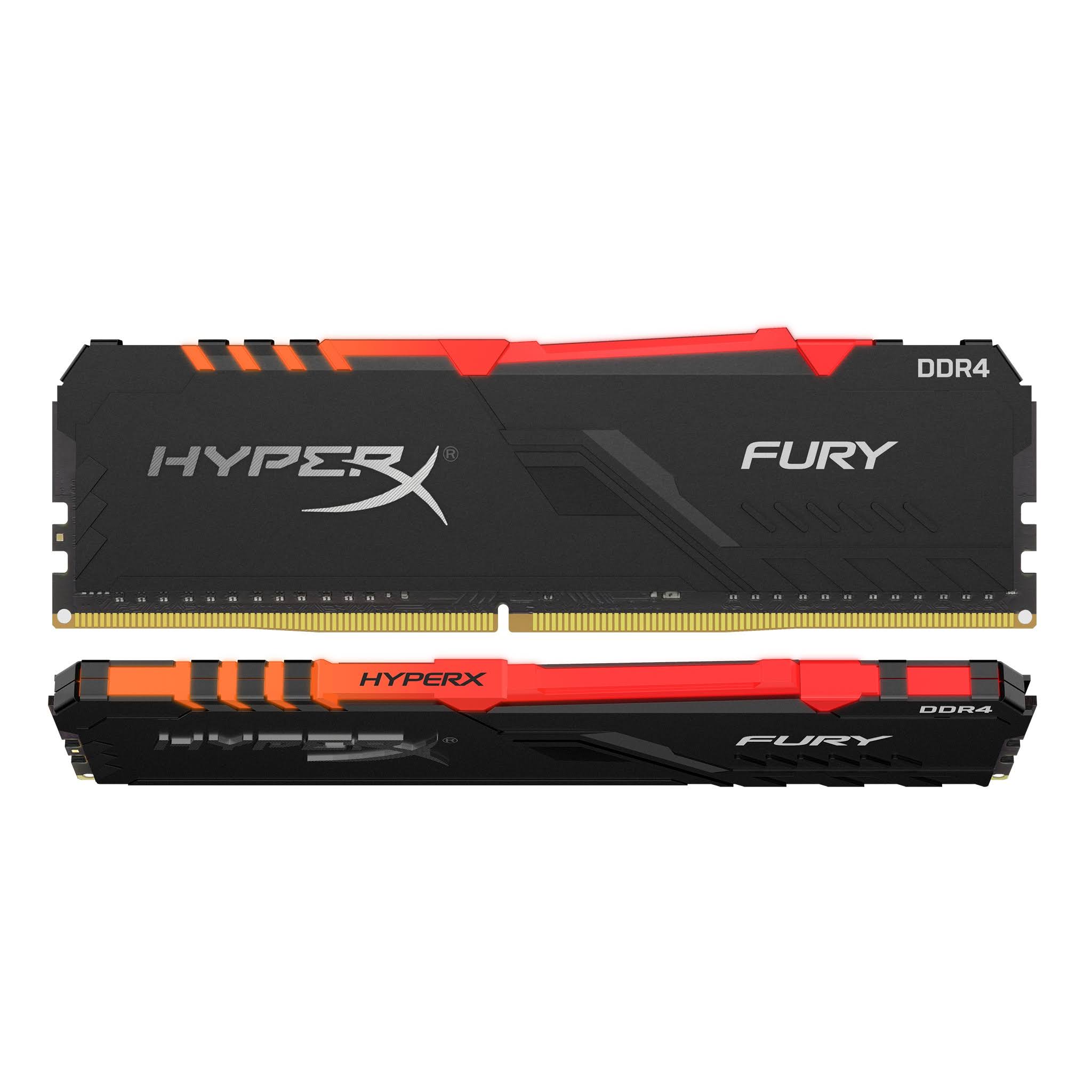 32GB 3733MHz DDR4 CL19 DIMM (Kit of 2) HyperX Fury RGB