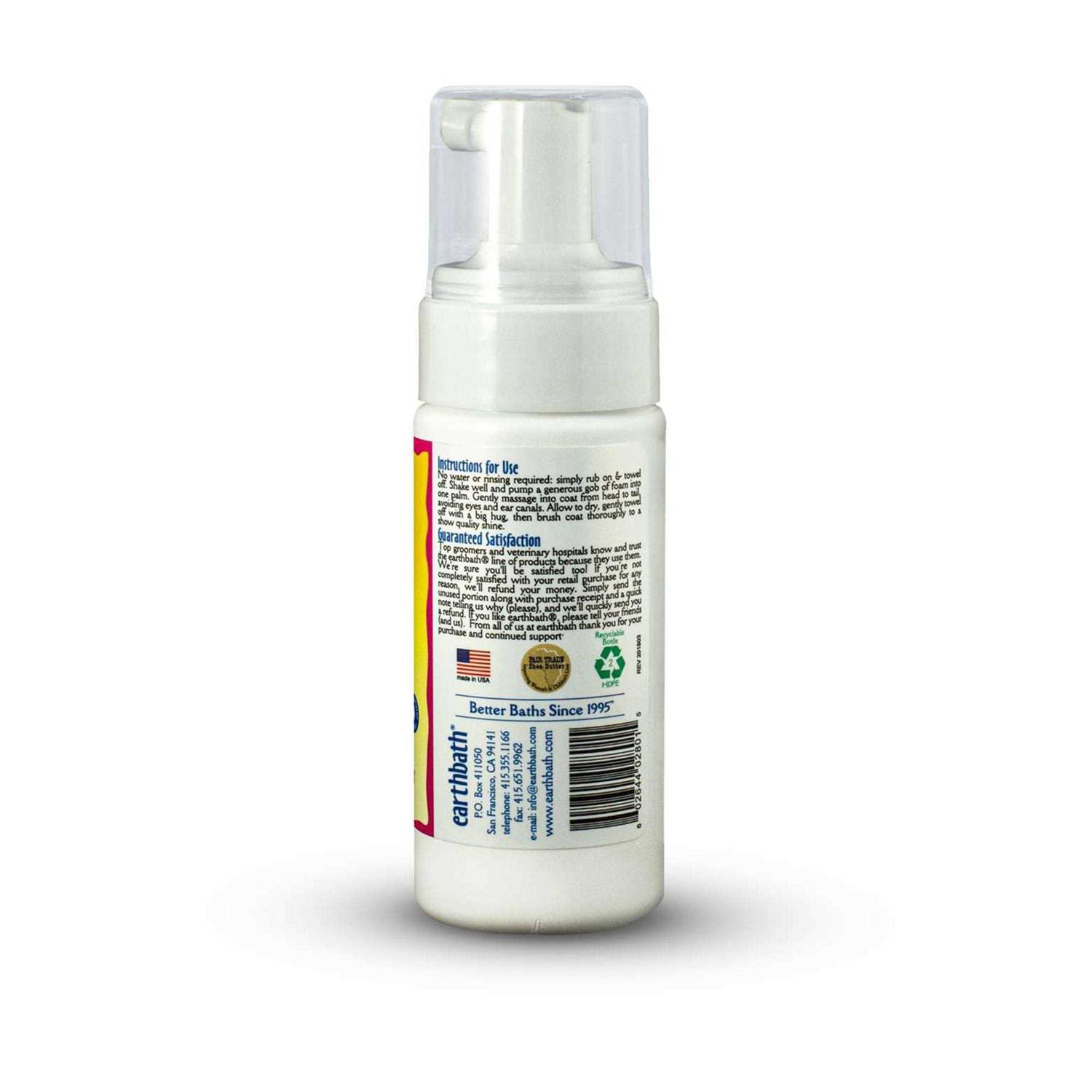 Earthbath Hypo-Allergenic Cat Grooming Foam - Pet Supplies online store