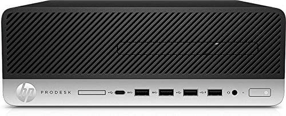HP ProDesk 600 G4 SFF Home and Business Desktop Black (Intel i5-8500 6-Core, 16GB RAM, 512GB PCIe SSD, Intel UHD 630, 2xUSB 3.1, 2 Display Port (DP), Optical Drive, Win 10 Pro) (used)