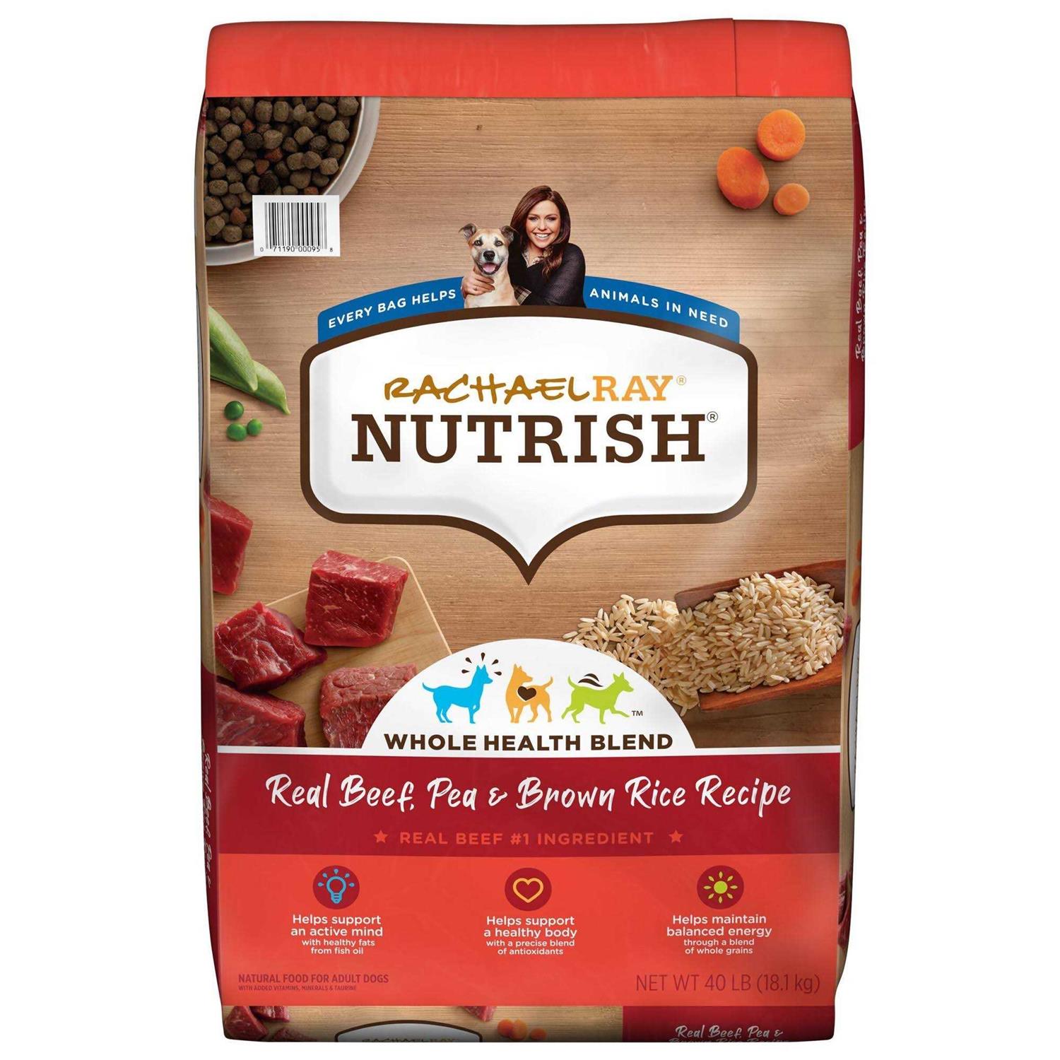 Rachael Ray Nutrish Real Beef Pea & Brown Rice Dry Dog Food - Pet Supplies online store