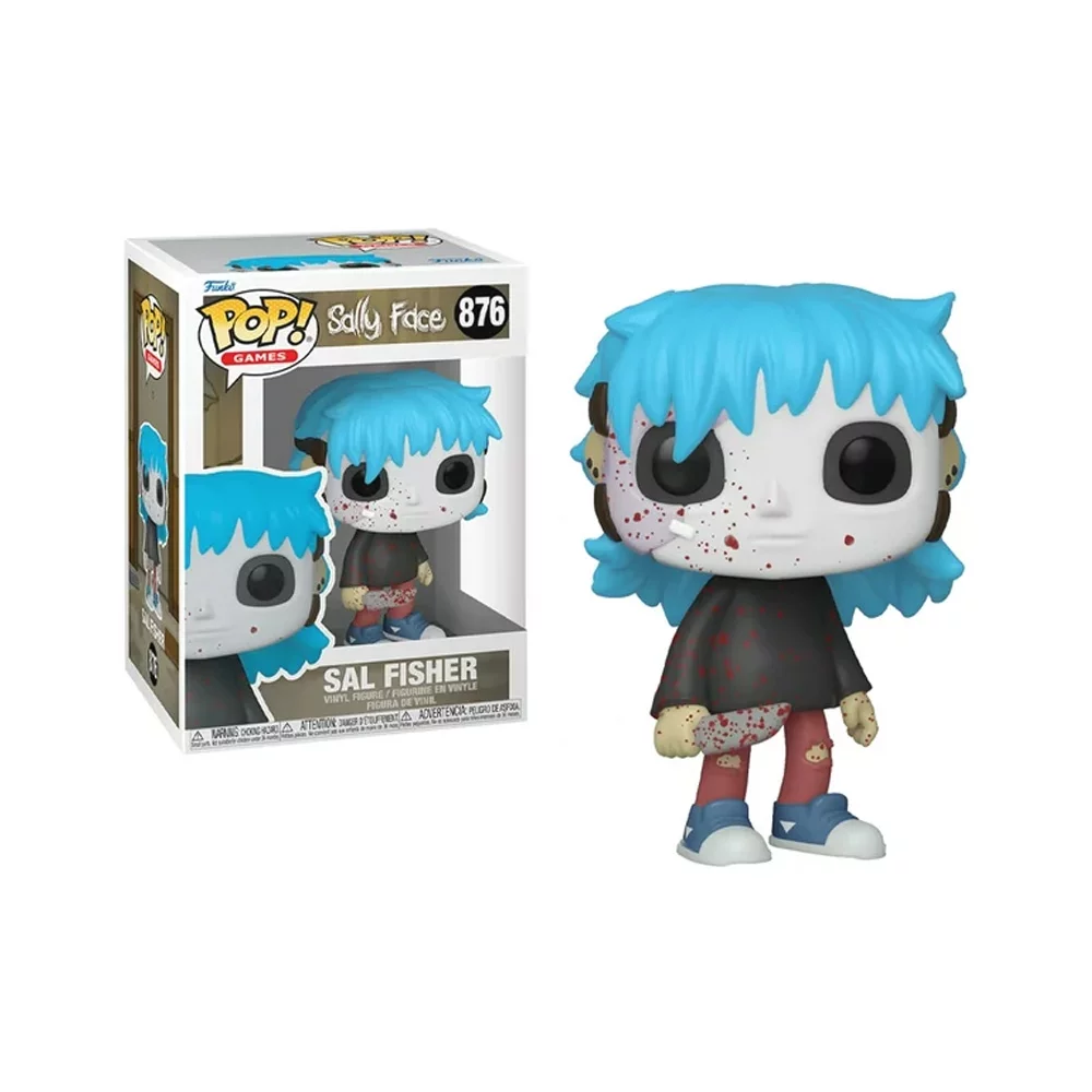 Funkoo Games Sally Face Sal Fisher #876 Exclusive Rare Vinyl Figur W/Protecor Pop !