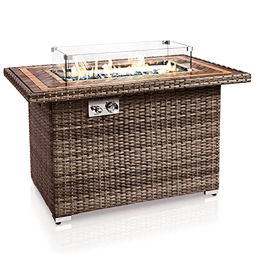 Portable Outdoor Wood Fire Pit - 2-in-1 Steel BBQ Grill 26