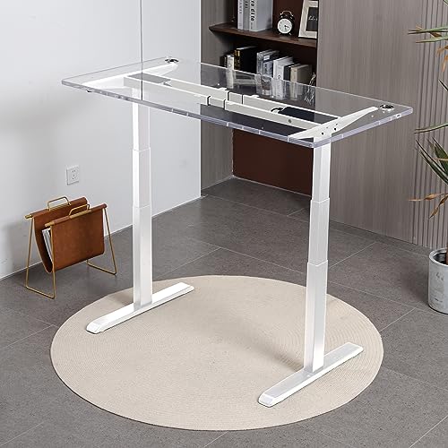 Okin Electric Standing Desk Frame Only, Height Adjustable Desk Legs for 47