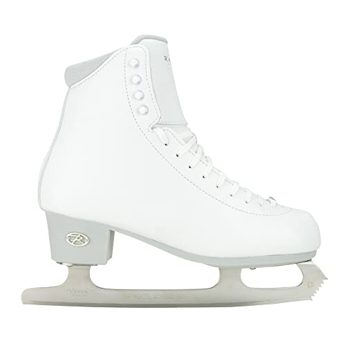 Riedell Skates - Crystal Adult Ice Skates - Competitive Figure Ice Skates with Stainless Steel Vesta Blade