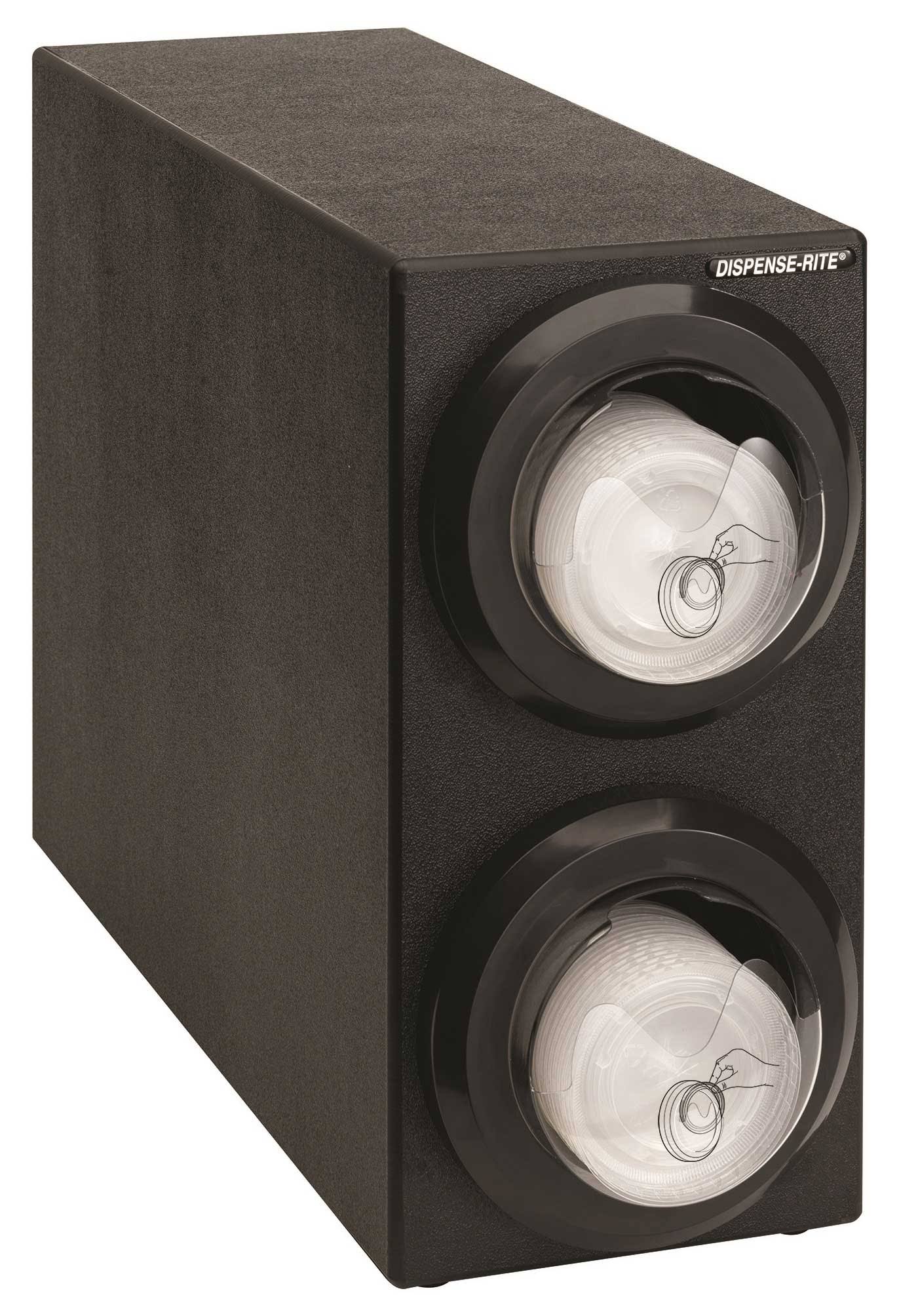 Dispense-Rite LID2-S1-2BT Countertop Lid Dispensing Cabinet