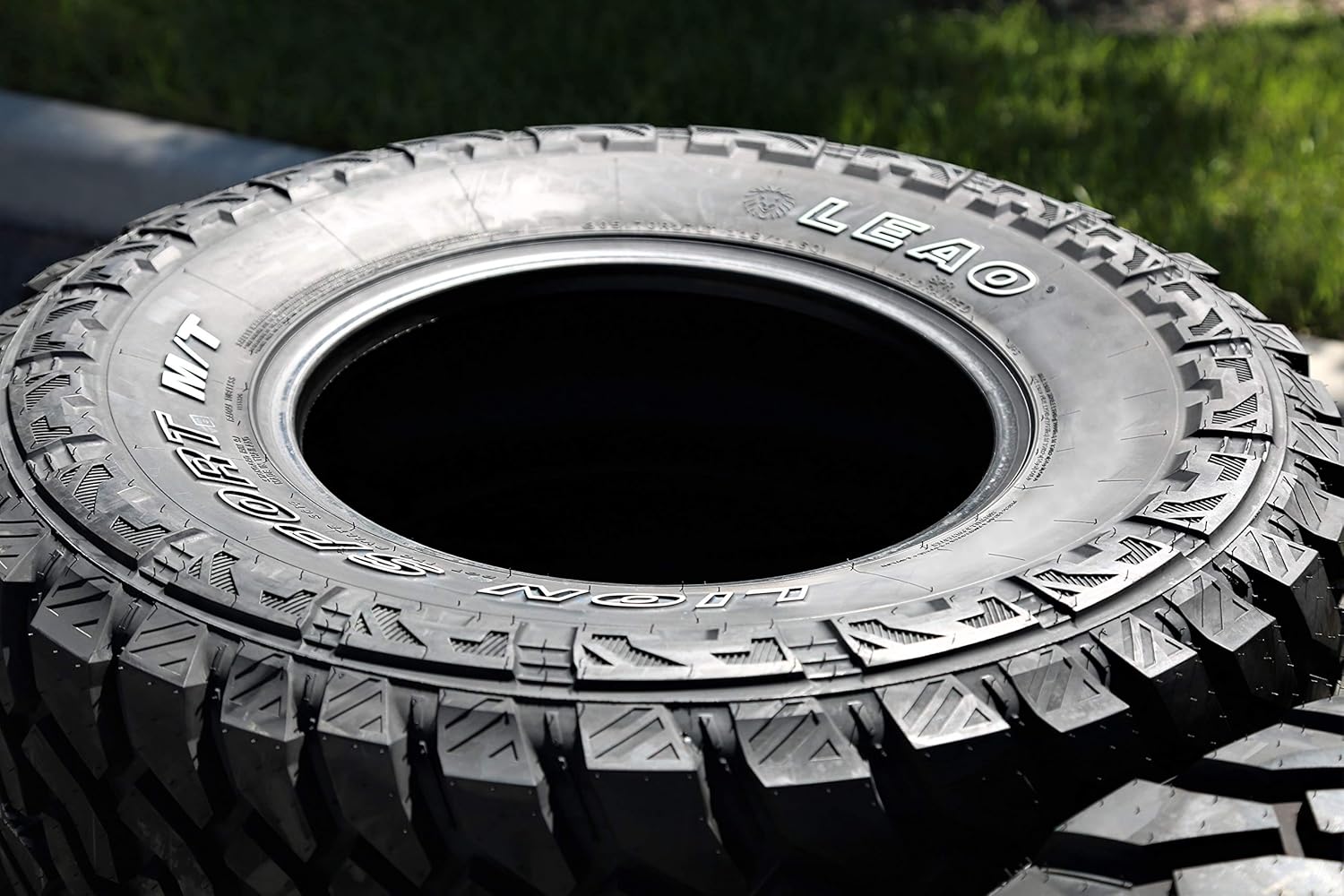 Leao Lion Sport MT Mud Off-Road Light Truck Radial Tire-35X12.50R17 35X12.50X17 35X12.50-17 121Q Load Range E LRE 10-Ply OWL Outlined White Letters