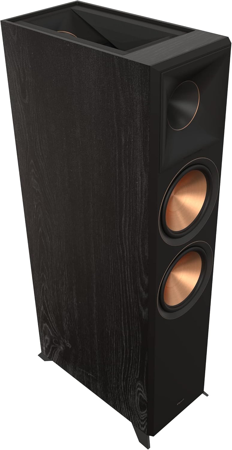Klipsch RP-8060FA II Pair - Floorstanding Speakers - Ebony - with 25FT of Speaker Wire