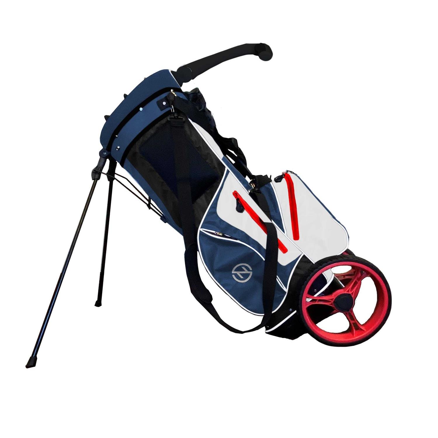 Zero Friction Wheel Pro Push Cart & Stand Bag - Sports Supplies Online Store