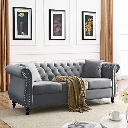Chesterfield Sofa Couch, 80