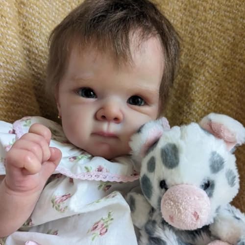 Reborn Baby Dolls - 20 inch Lifelike Realistic Baby Doll Real Life Baby Dolls Newborn Girl with Hand-Painted Veins, Posable Body, Gift with Complete Accessories for Kids, Parents, Collectors