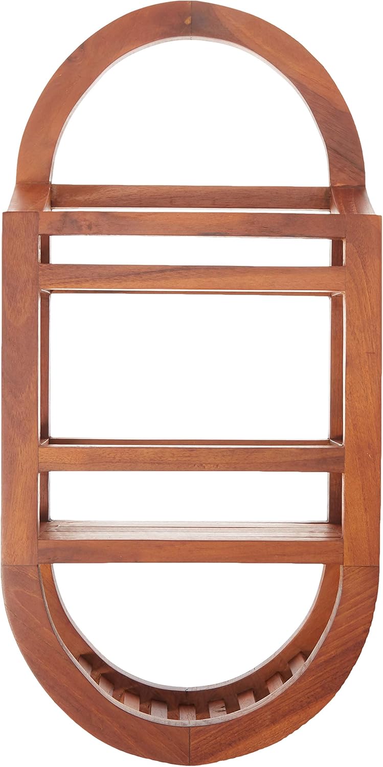 Bare Decor BARE-AX4508 Teak Shower Caddie Storage Organizer, 24