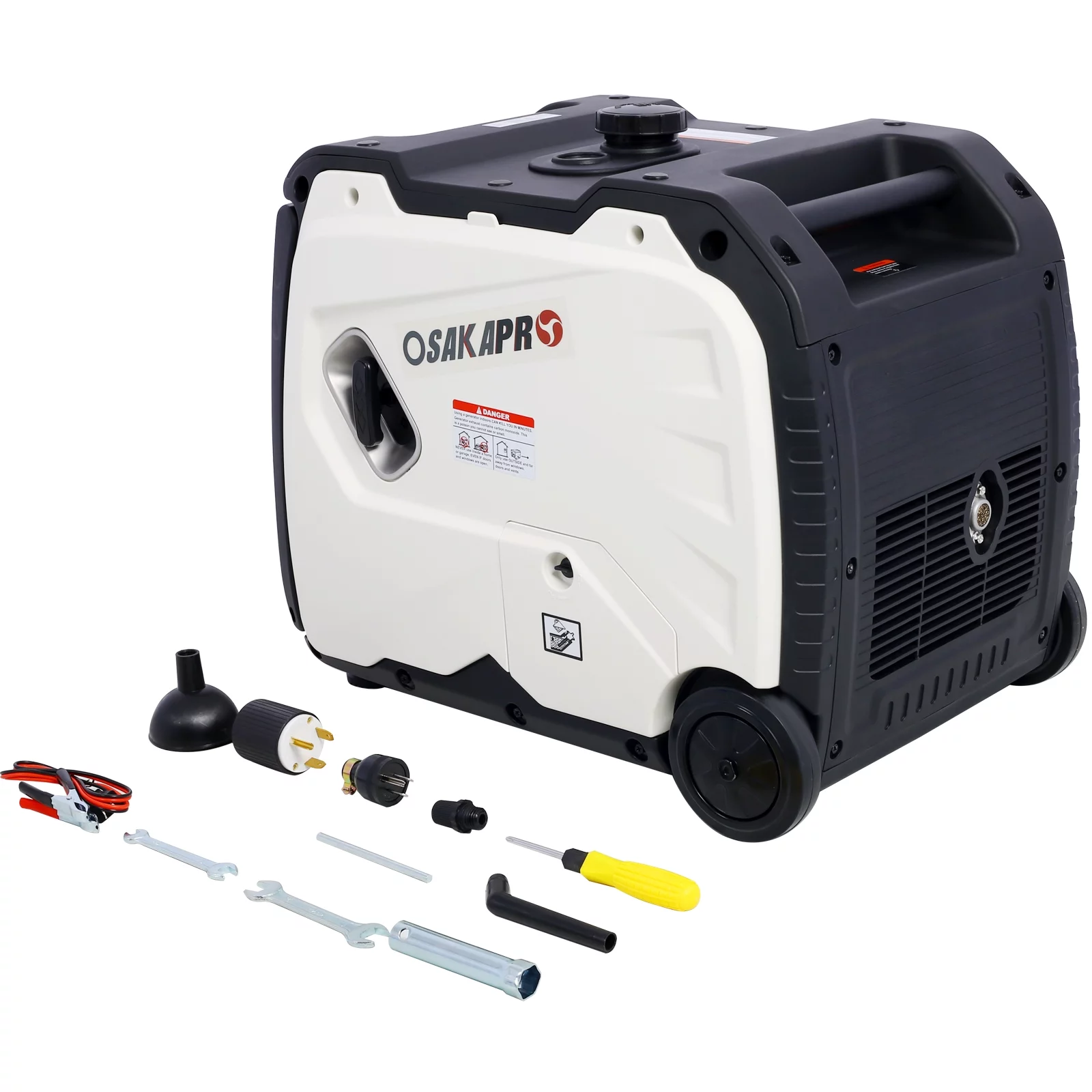 OSAK APR 6.03HP Inverter Generators portable gas powered,Generators for home use,White