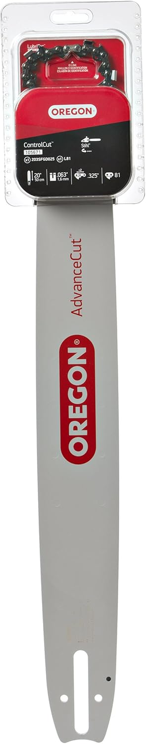 Oregon 20-Inch Chainsaw Bar and 81 Drive Link Chainsaw Chain Combo for Stihl Chainsaws