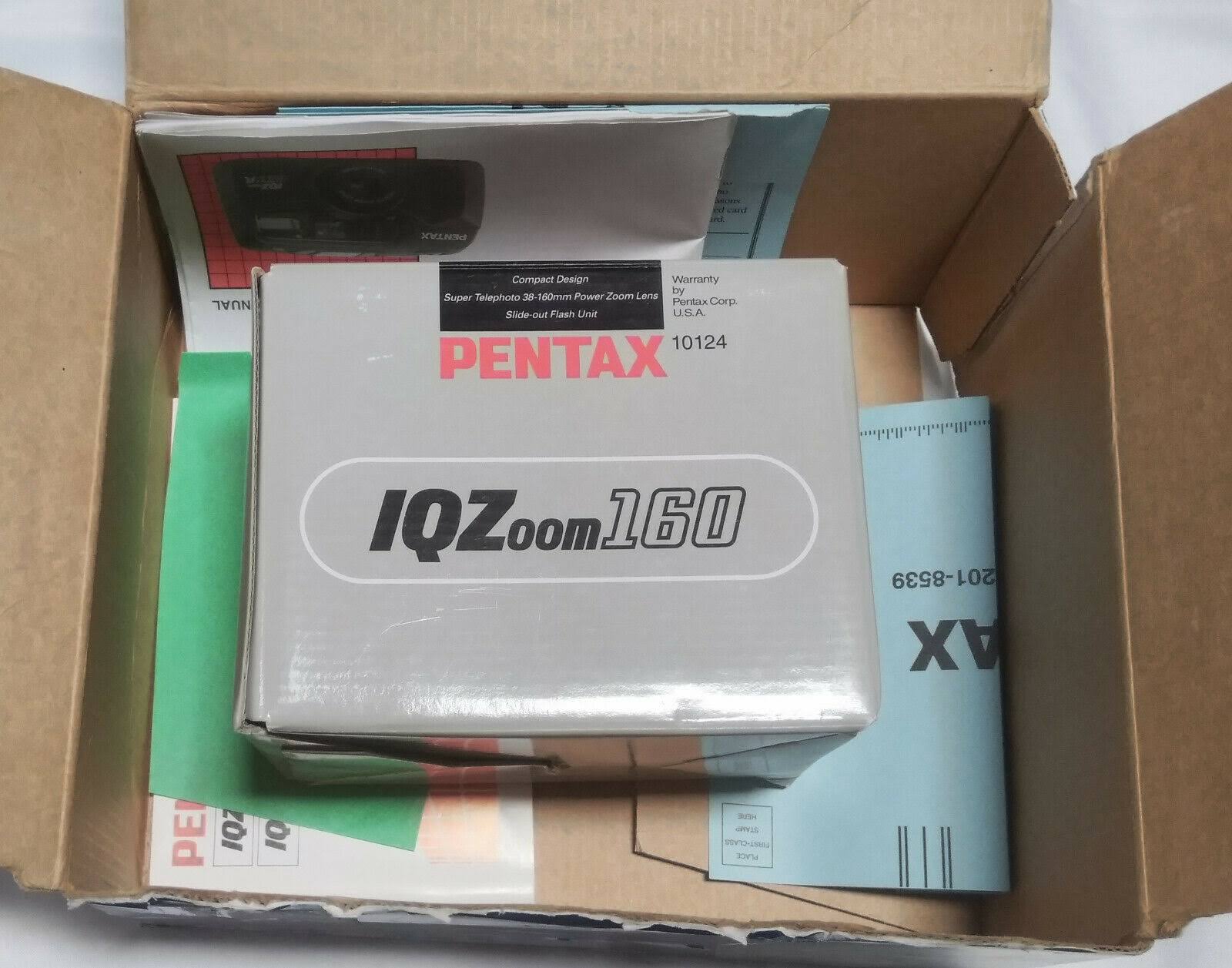 Pentax IQZoom 160 35mm Point u0026 Shoot Film Camera