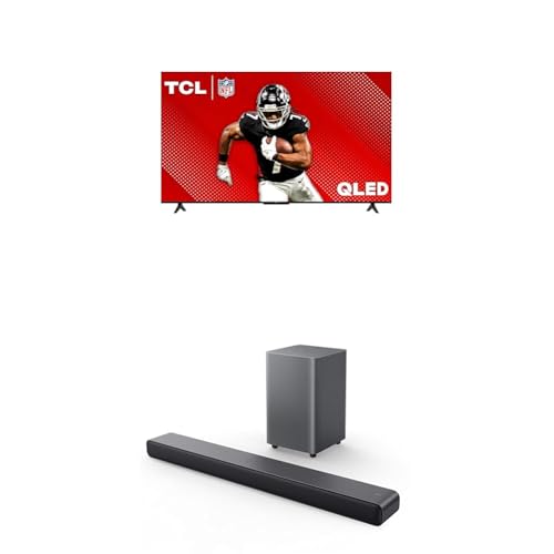 TCL 75-Inch Class Q65 QLED 4K Smart TV with Fire TV (75Q651F, 2024 Model), Dolby Vision, HDR PRO+, Dolby Atmos, Alexa Built-in with Voice Remote, Apple AirPlay 2 Compatibility, Streaming Television