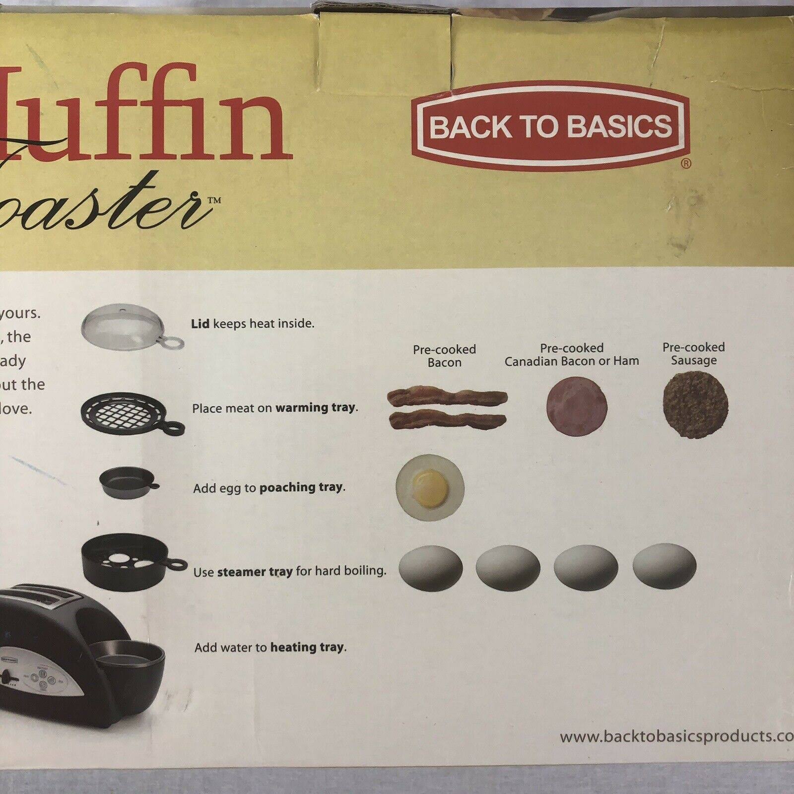 Back to Basics TEM500 - Egg u0026 Muffin Toaster