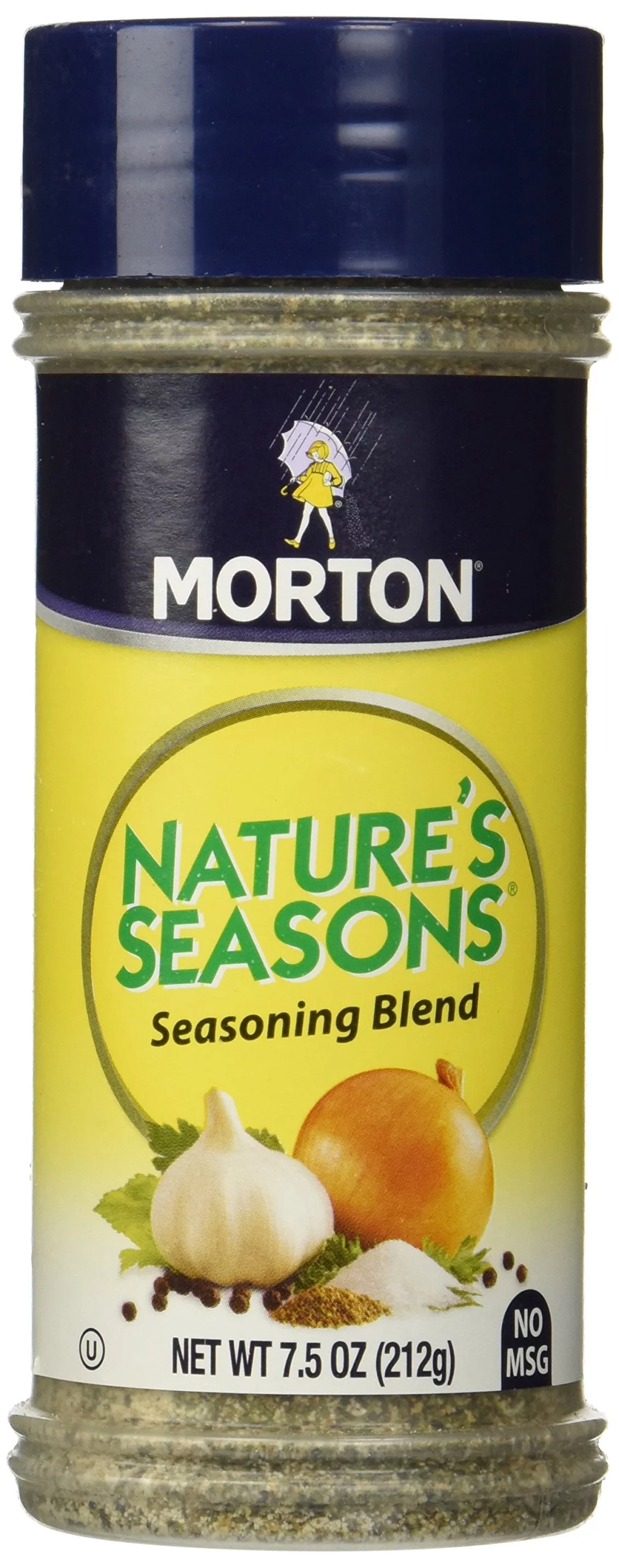 Mortons Natures Seasons No Msg Seasoning Blend 7.5Oz Bottle (Pack Of 3)