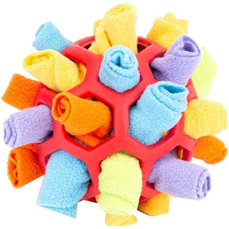 HDLIV Interactive Dog Puzzle Toys Encourage Natural Foraging Skills Portable Pet Snuffle Ball Toy Slow Feeder Training - Pet Supplies online store