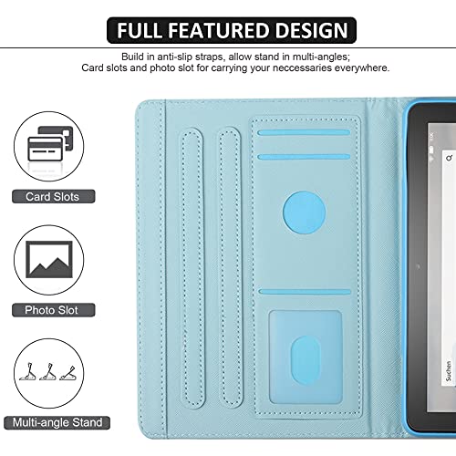 Fancity Case Fits Amazon Kindle Fire HD 8 & HD 8 Plus Tablet (12th Generation/10th Generation, 2022/2020 Release) 8