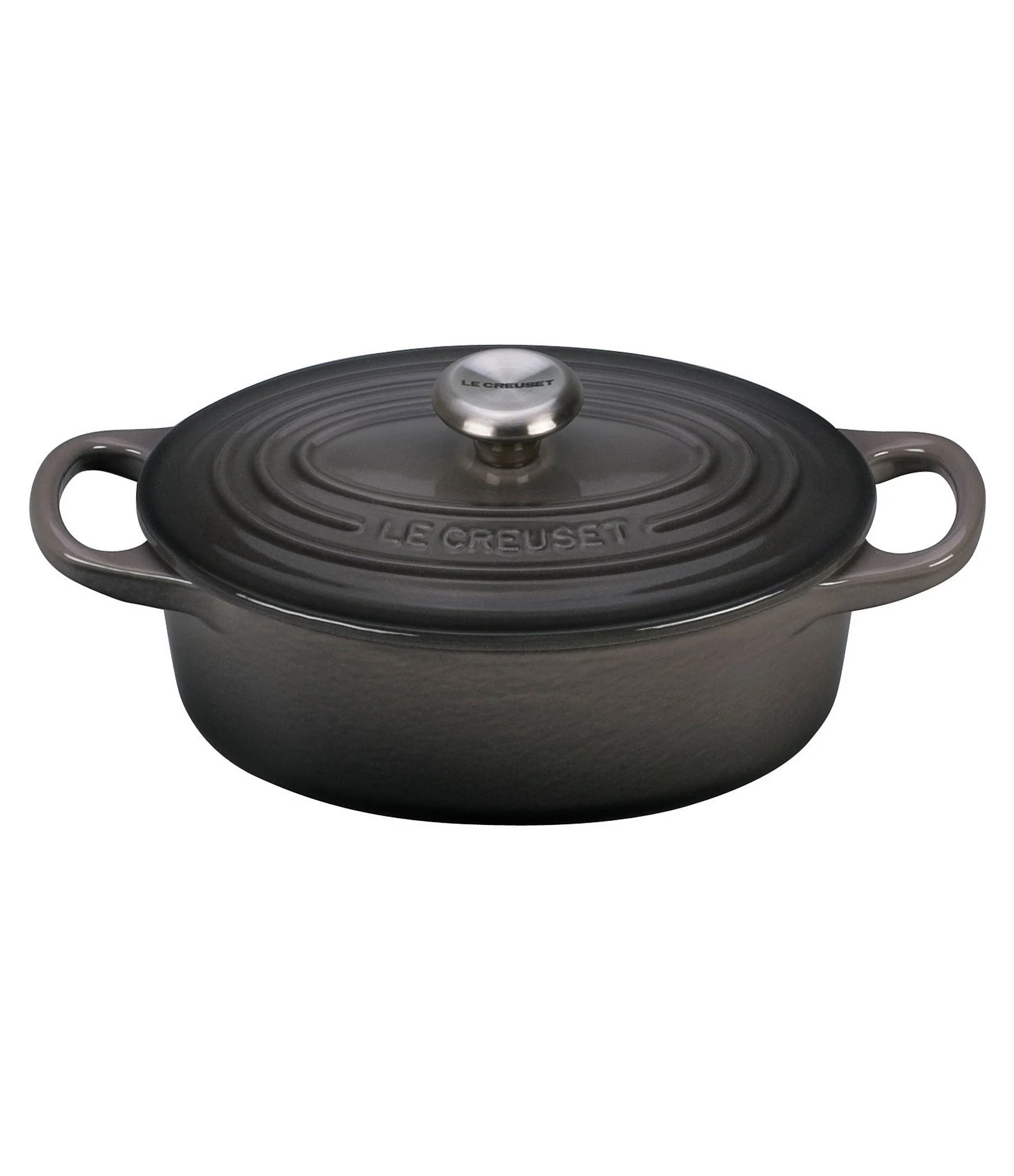 Le Creuset Signature Cast Iron 1-Quart Oyster Oval Dutch Oven