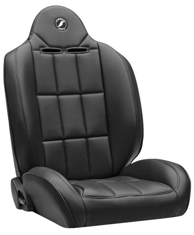 Corbeau Baja RS Suspension Seat Black Vinyl 66401