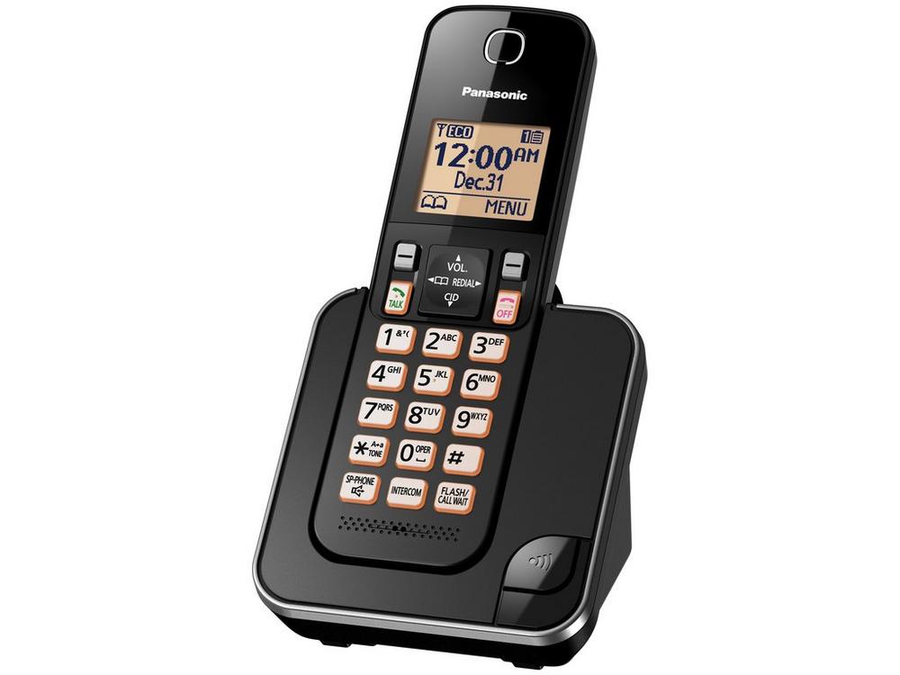 Cordless Telephone in black