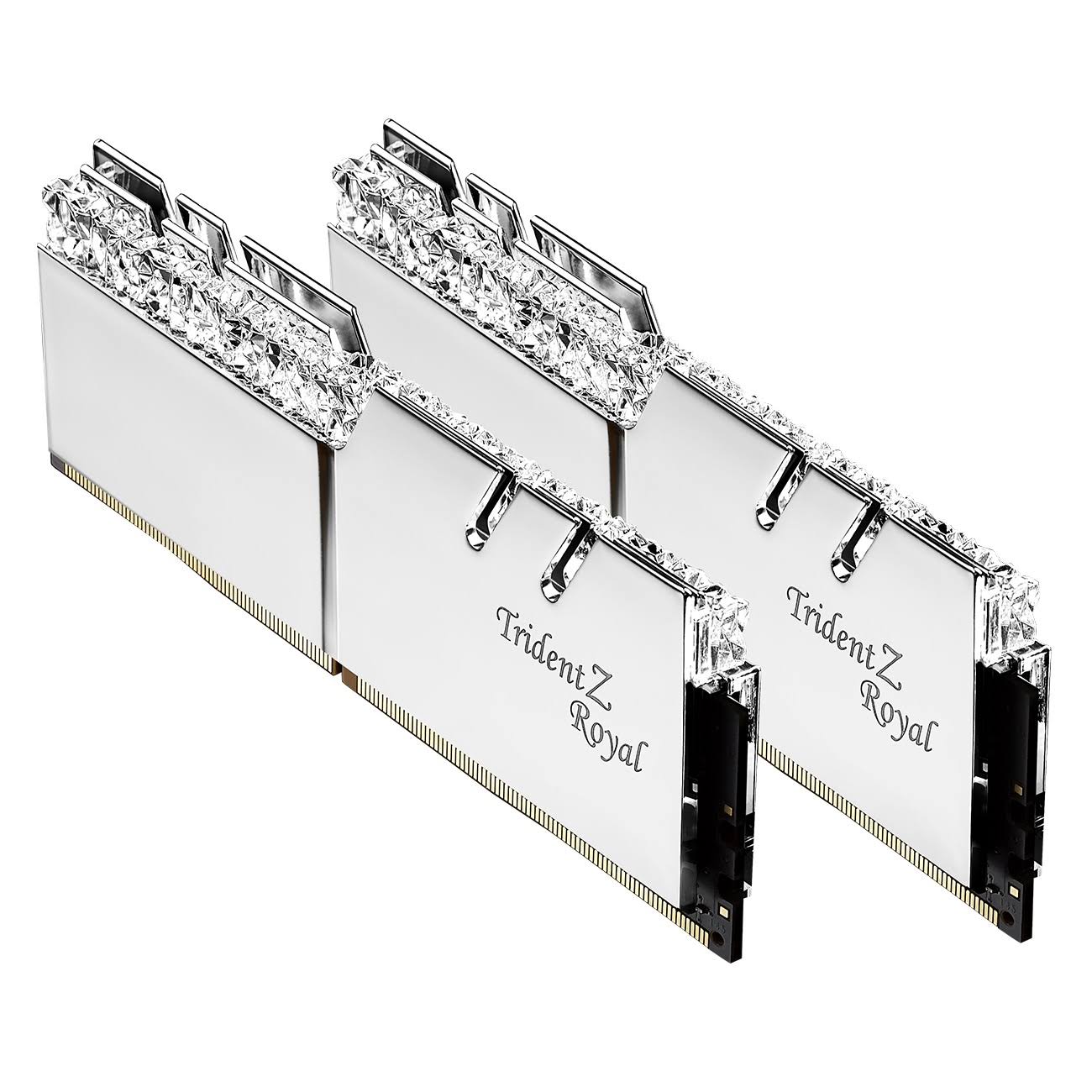G.SKILL 32GB DDR4 Trident Z Royal Silver 3600MHz PC4-28800 CL16 1.35V Dual Channel Kit (2x16GB)