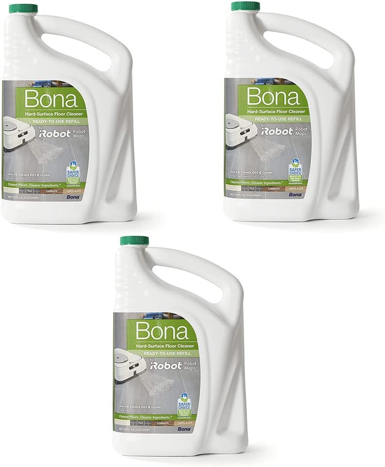 iRobot Braava Jet Hard Surface Cleaning Solution, Compatible with all Braava Robot Mops (3 Pack) Pack of 2