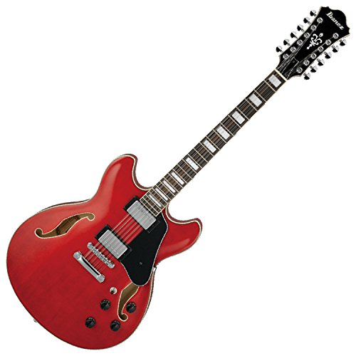 Ibanez Artcore AS7312 Semi-Hollow 12-String - Transparent Cherry Red