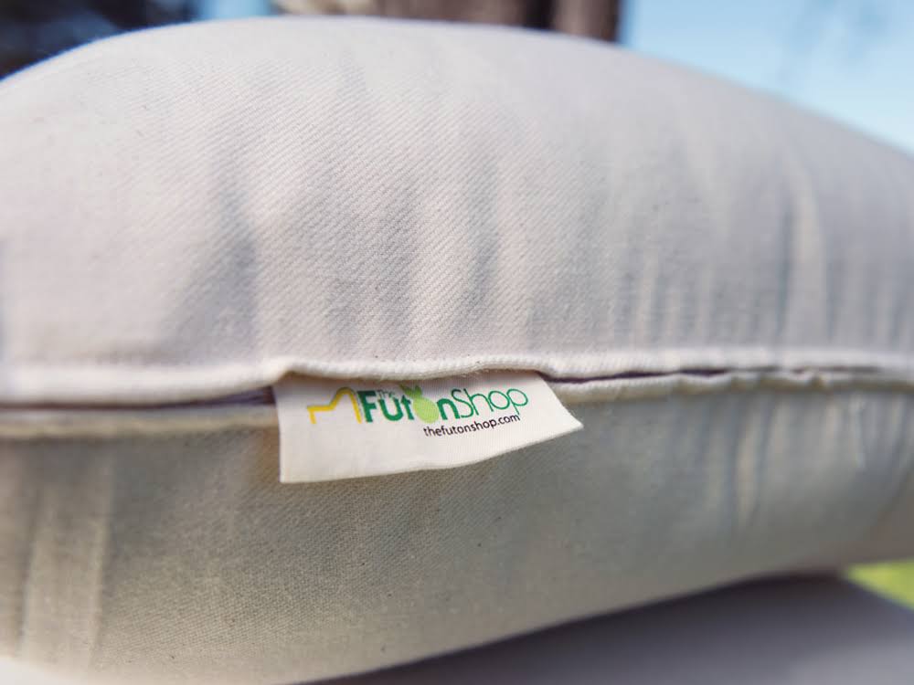 Navy - Solid Organic Cotton Twill Futon Cover - Choose Size