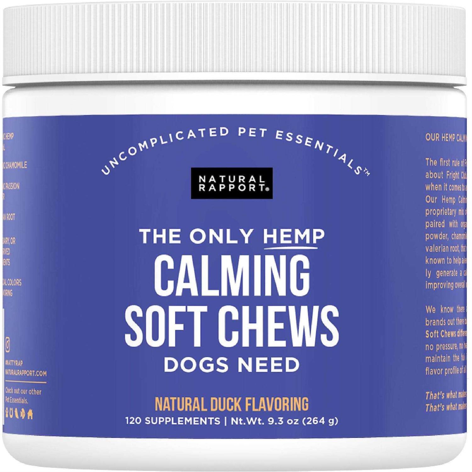 Natural Rapport The Only Calming Soft Chews Dogs Need - Pet Supplies online store