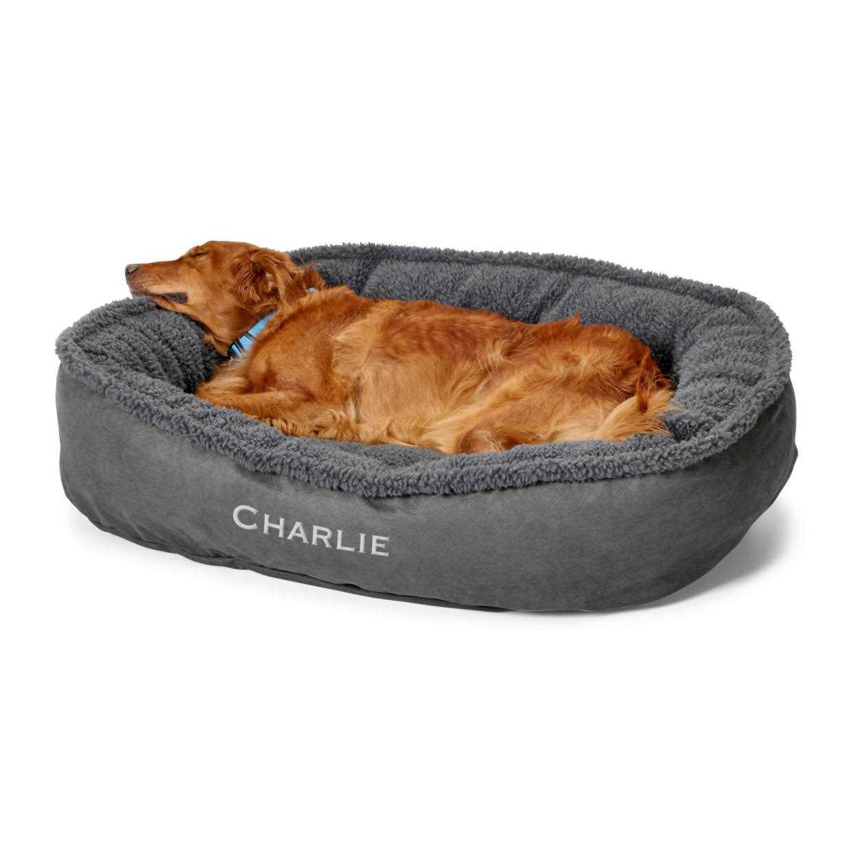 Orvis ComfortFill-Eco Wraparound Dog Bed with Fleece - Pet Supplies online store