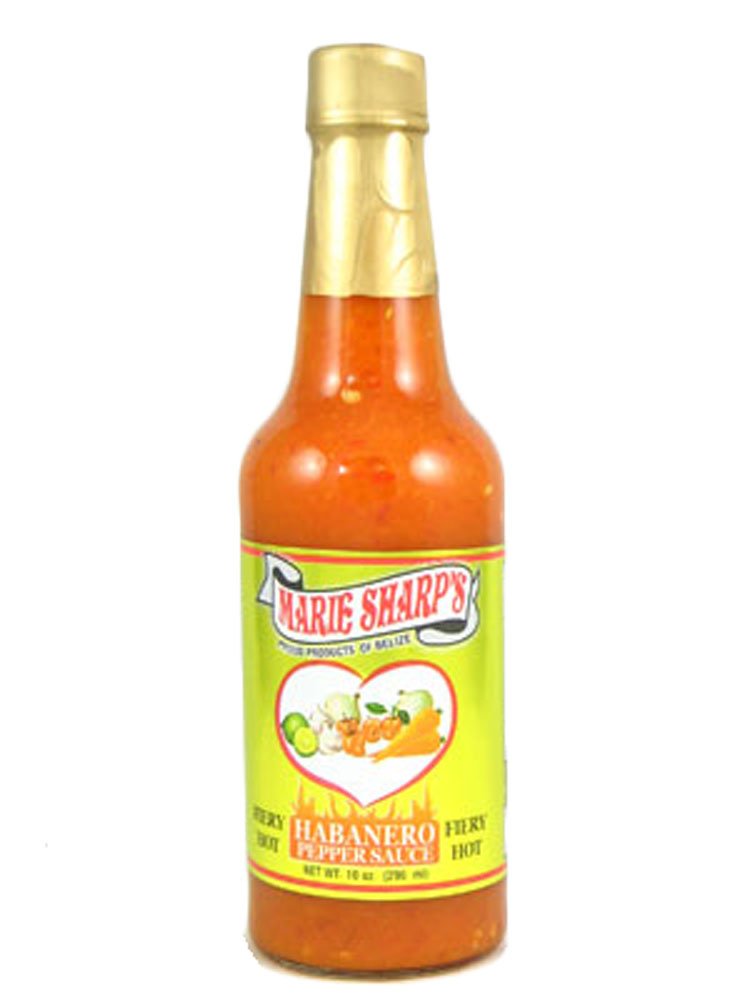 Marie Sharp's Habanero Pepper Sauce, 10 oz. Bottles (Pack of 3)