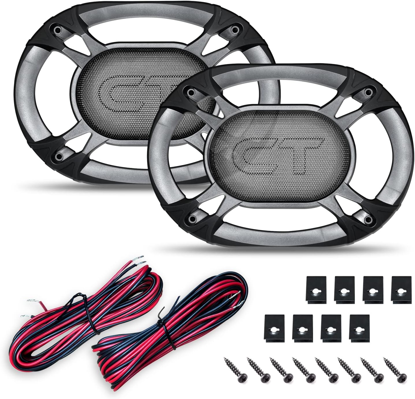 CT Sounds BIO-6X9-COX 6x9 Inch Coaxial Car Speakers, 200 Watts Max, Pair
