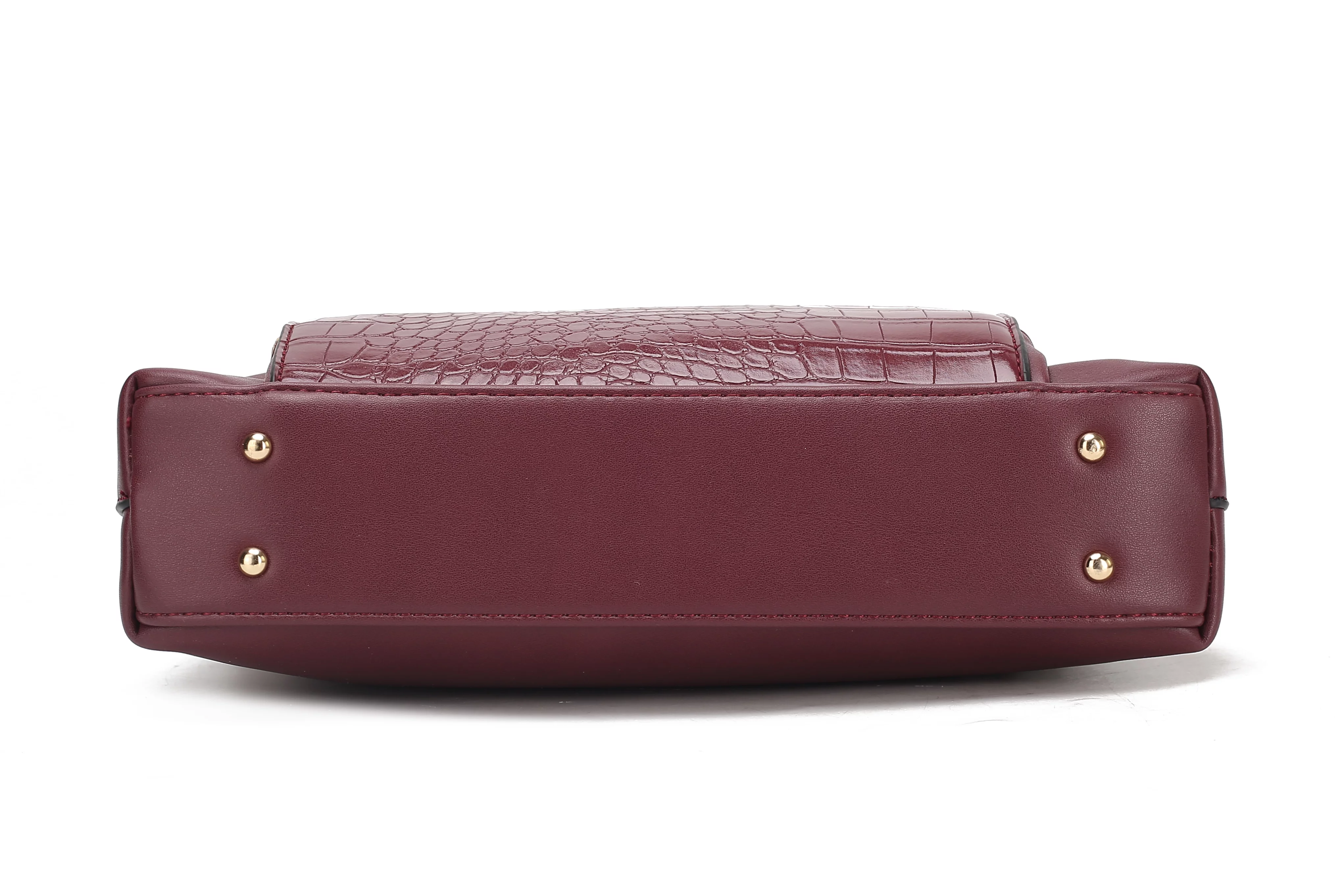 MKF Collection Anayra Vegan Leather Women's Hobo Bag, Elegant Crossbody Purse Handbag by Mia K - Black