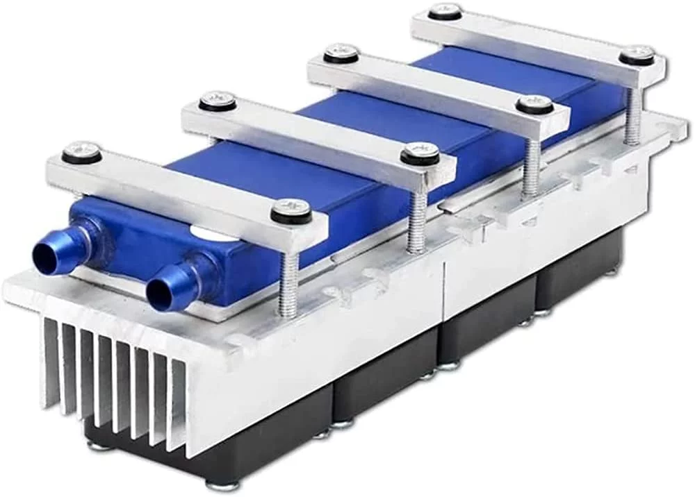 4 Chip Refrigerator Thermoelectric Peltier Cooler Water Cooling Device 288W 12V 4Chip Semiconductor Refrigeration Kit