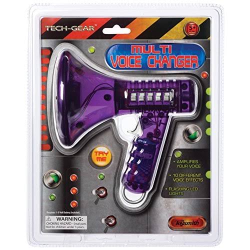 Toysmith Tech Gear Multi Voice Changer (6.5-Inch, Various Colors)