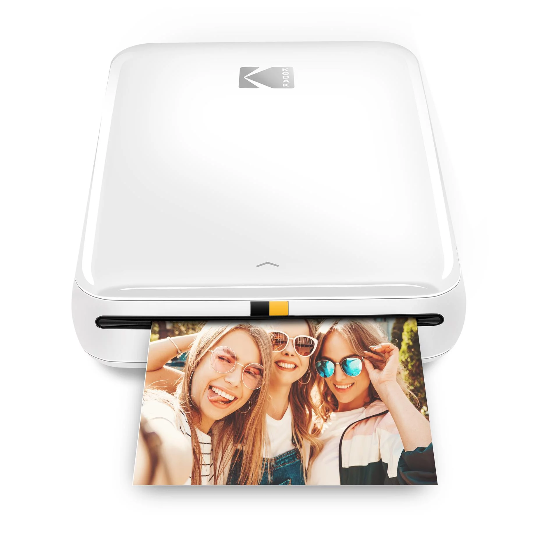 Kodak Step Wireless Mobile Photo Printer (White) Compatible w/iOS & Android, NFC & Bluetooth Devices