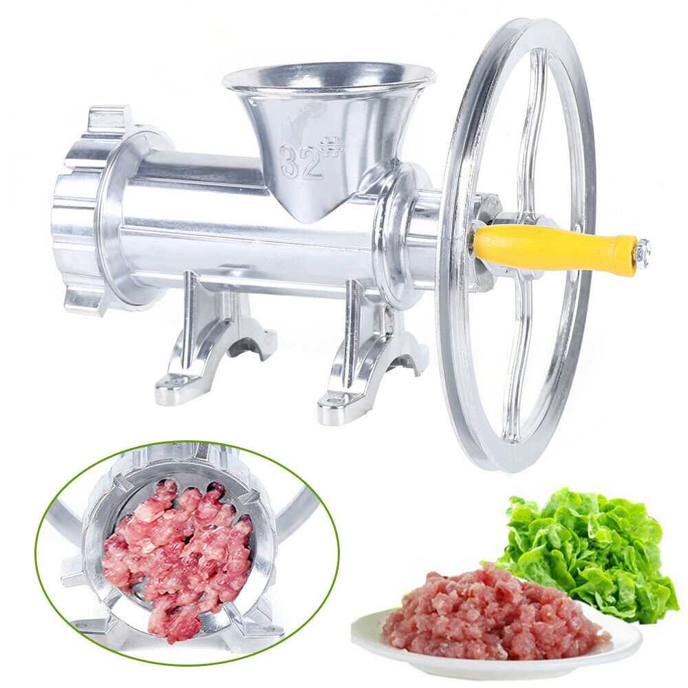 Meat Grinder Manual Kitchen Mincer Table Sausage Stuffer Fillings Maker Machine