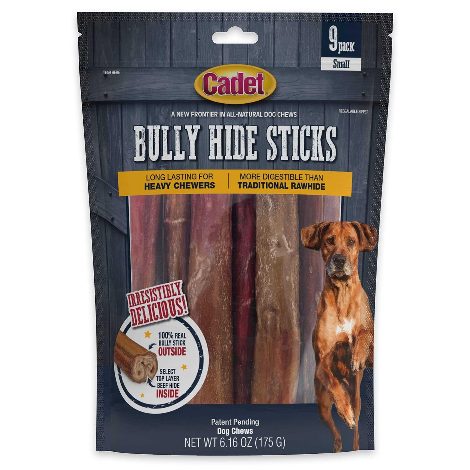 Cadet Bully Hide Sticks All-Natural Dog Chews - Pet Supplies online store